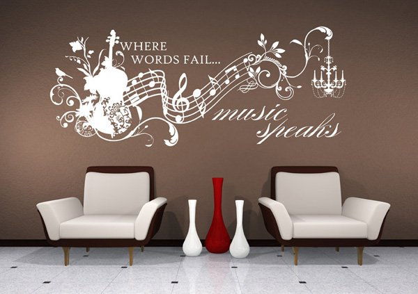 Vinyl Lettering Text Wall Words Stickers Art