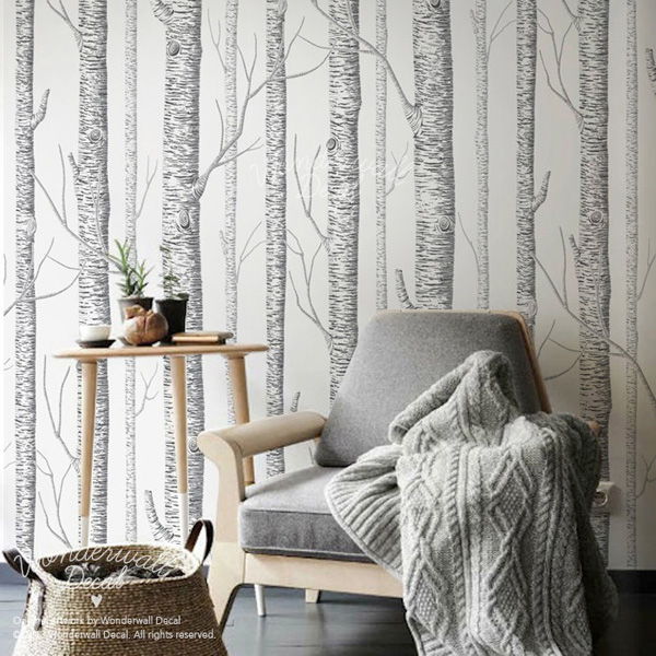 Birch Tree Peel & Stick Wallpaper