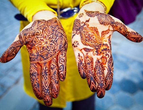 Punjabi bridal mehndi design