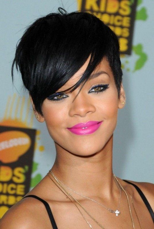 Rihanna Pixie Haircut