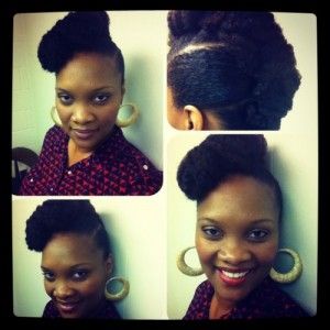 Bun-Inspired Mohawk 