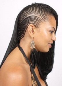 Glotnus Mohawk with Braided Sides 