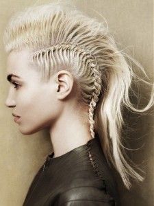 Punk-Inspired Mohawk 