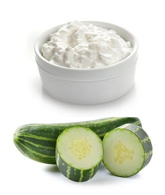 cucumber and curd