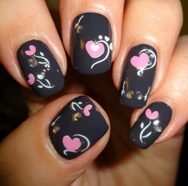 aleasă a inimii's day nail art-45