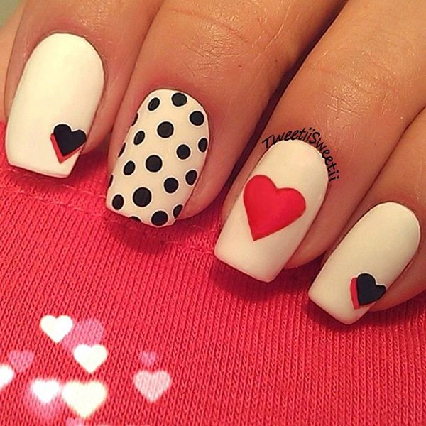 aleasă a inimii's day nail art-46