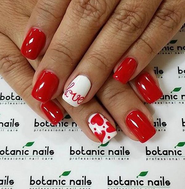 aleasă a inimii's day nail art-35