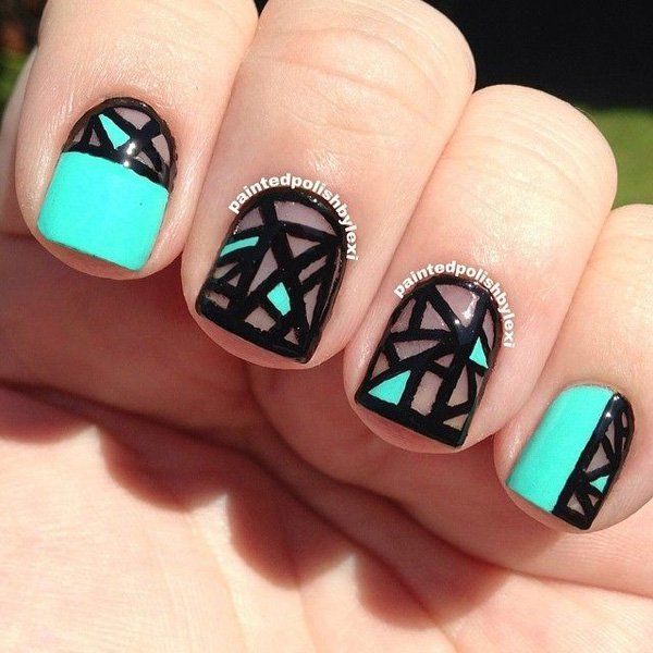 Absztrakt nail art-47