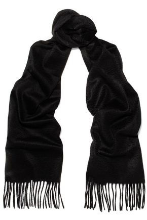 Fringed Cashmere Scarf