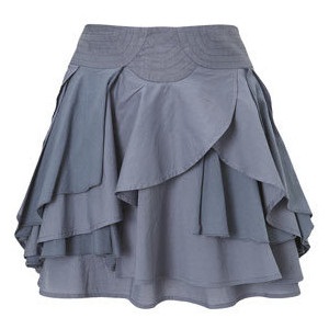 party wear layered skirt