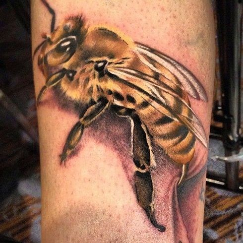 Teribil Bee Tattoo Design