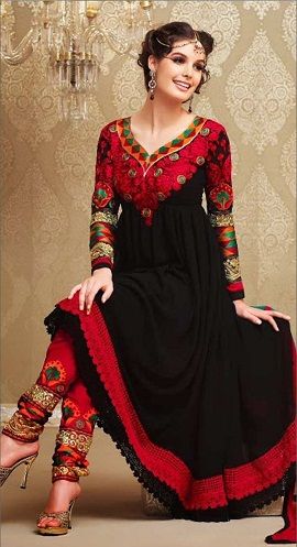 Churidar Embroidery Salwar Suit