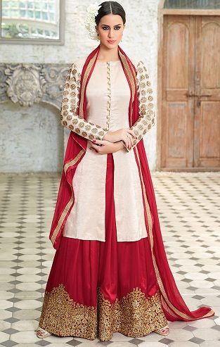 Embroidery Sharara Salwar Suit -7