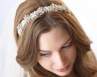 Beaded Floral Headbands