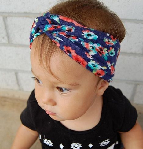 Natisnjeno Floral Headbands