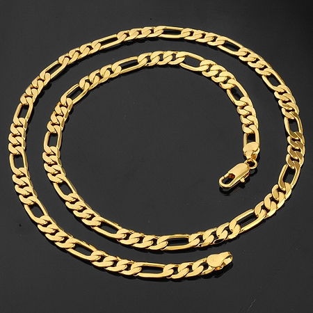 24K gold plated chain for men