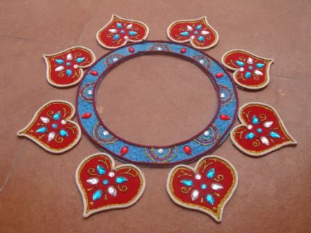 artificial rangoli designs