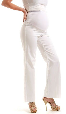 White Maternity Pant