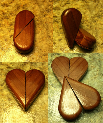 Wooden Illusion Locket