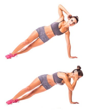 Plank Crunch