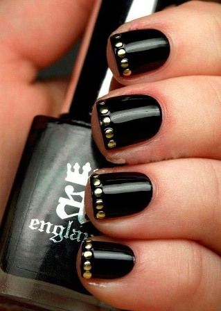  Black Magic Nail Paint Design