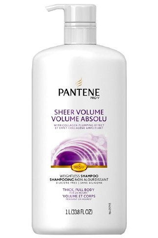 Pantene sheer volume shampoo