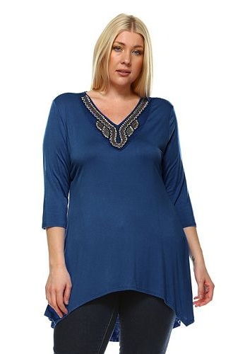 plus size tunics