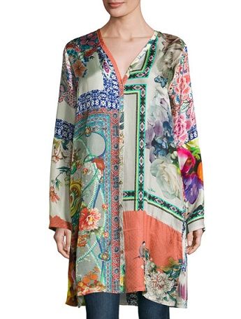 Long Printed Tunic for Women