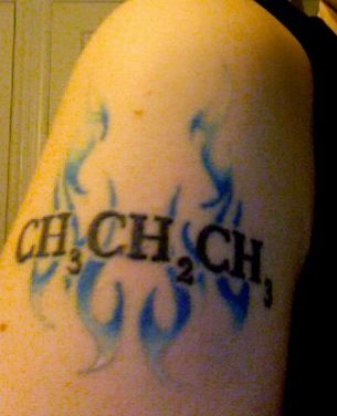 Chimic Formula Tattoo Design