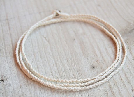 Fancy Braided Rope Anklet for Men