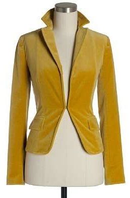 Poroka Style Yellow Blazer