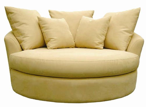 Round Oversized Swivel Chair