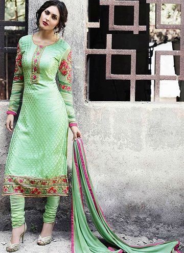 Straight Fit Fancy Salwar Suit