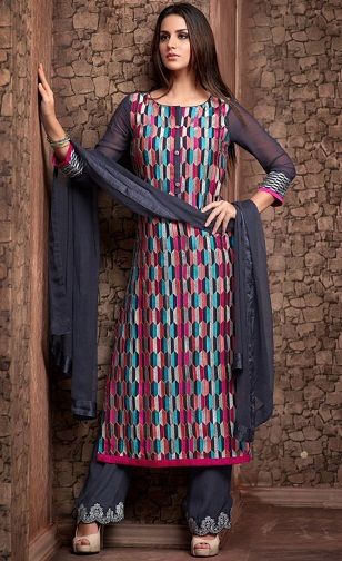 Georgette Unstitched Salwar Suit