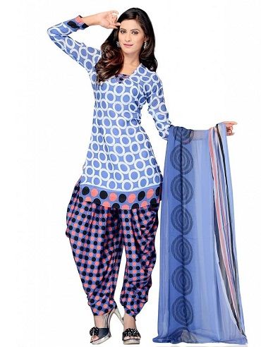 Dotted Casual Salwar Kameez