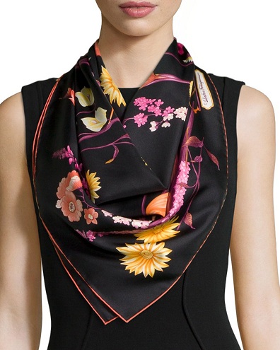 Printed Chiffon Scarf