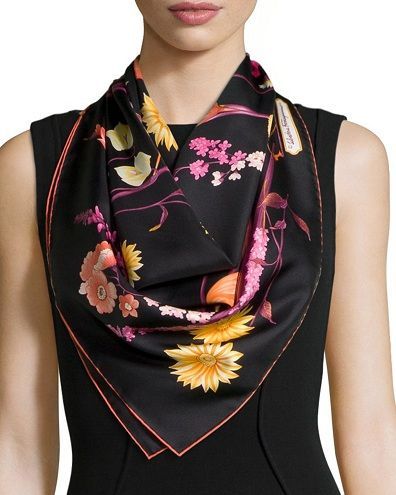 Oblong Chiffon Scarf