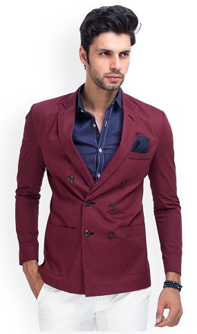 Maroon Blazer for Men