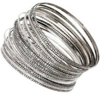 sidabras Bangles for Girls