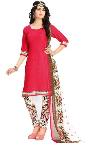 Printed Pant Style Salwar Suit