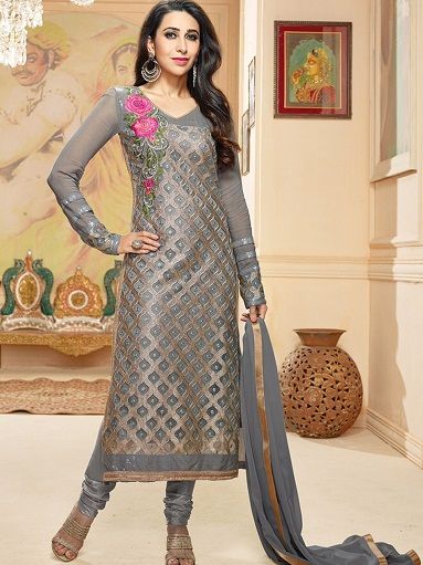 silver salwar suits