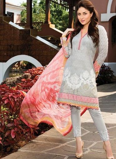 Cigarette Style Silver Salwar Suit8