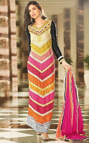 Ankle length Churidar salwar