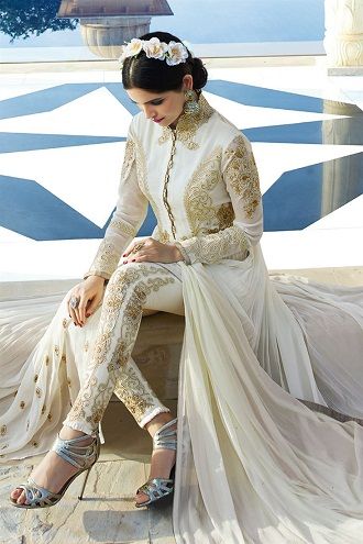 Indo-western churidar salwar