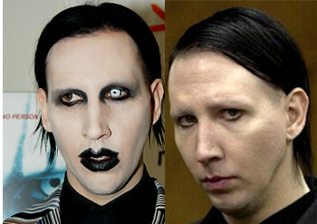 marilyn manson without makeup young