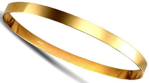 9 Simple Look Plain Gold Bangles 
