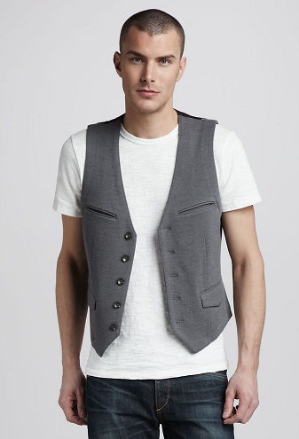 Casual Grey Vest