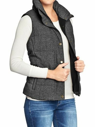 Grey Tweed vest