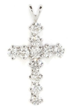 Diamond Cross Pendant