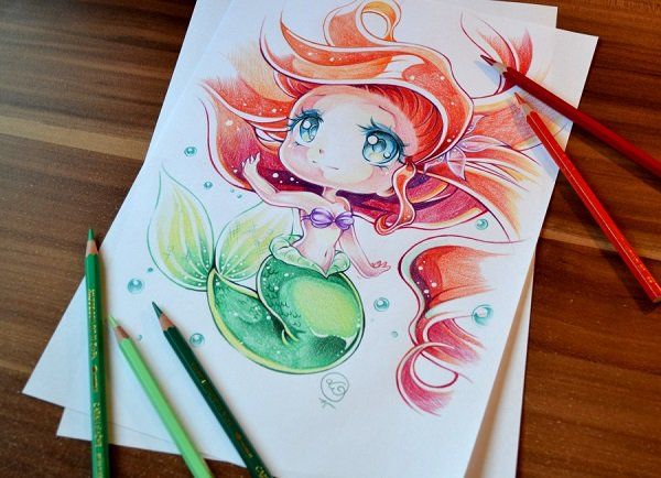 Disnejus Chibi Ariel By Lighane